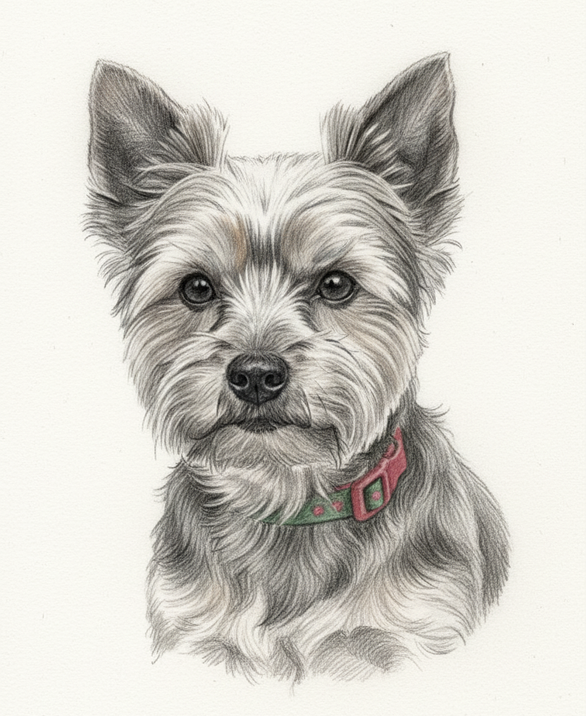 Pencil Sketch Digital examples - Example 1