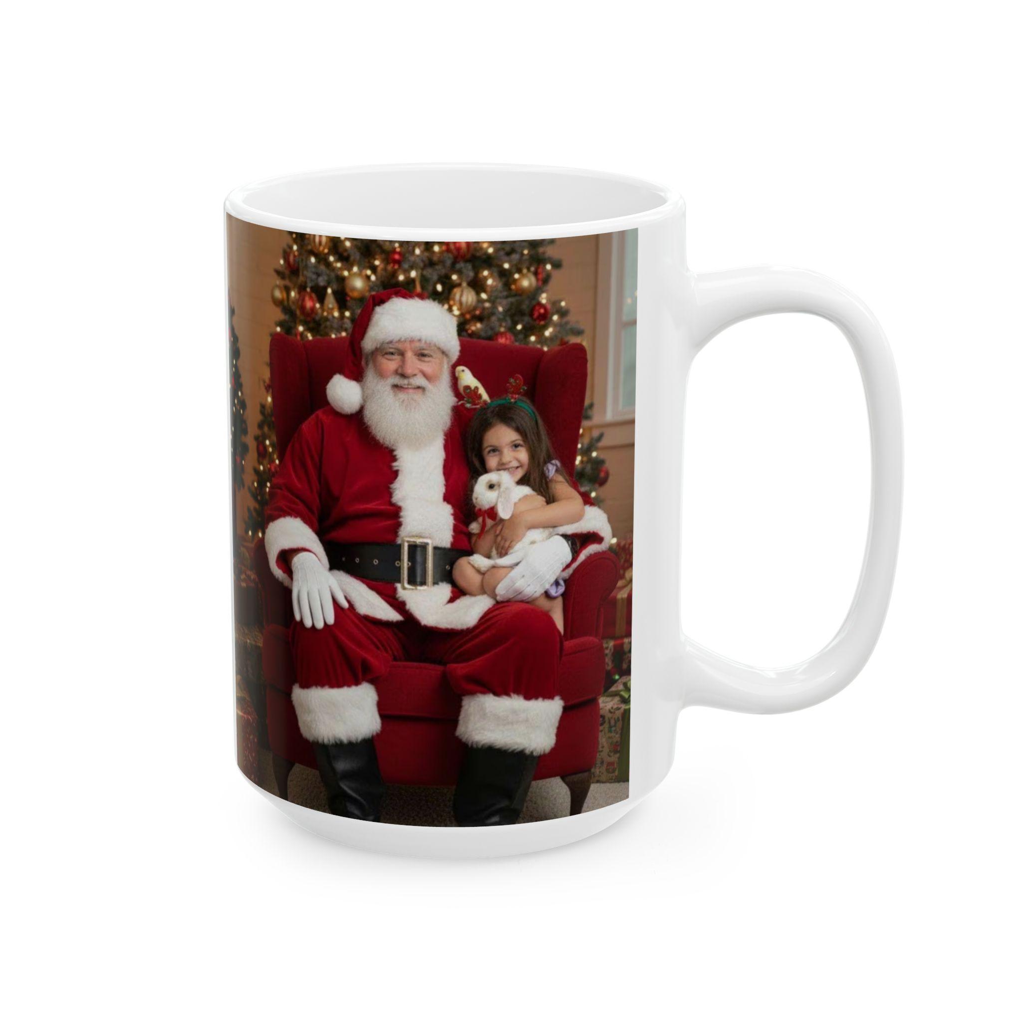 Pet Photo with Santa Mug examples - Example 1