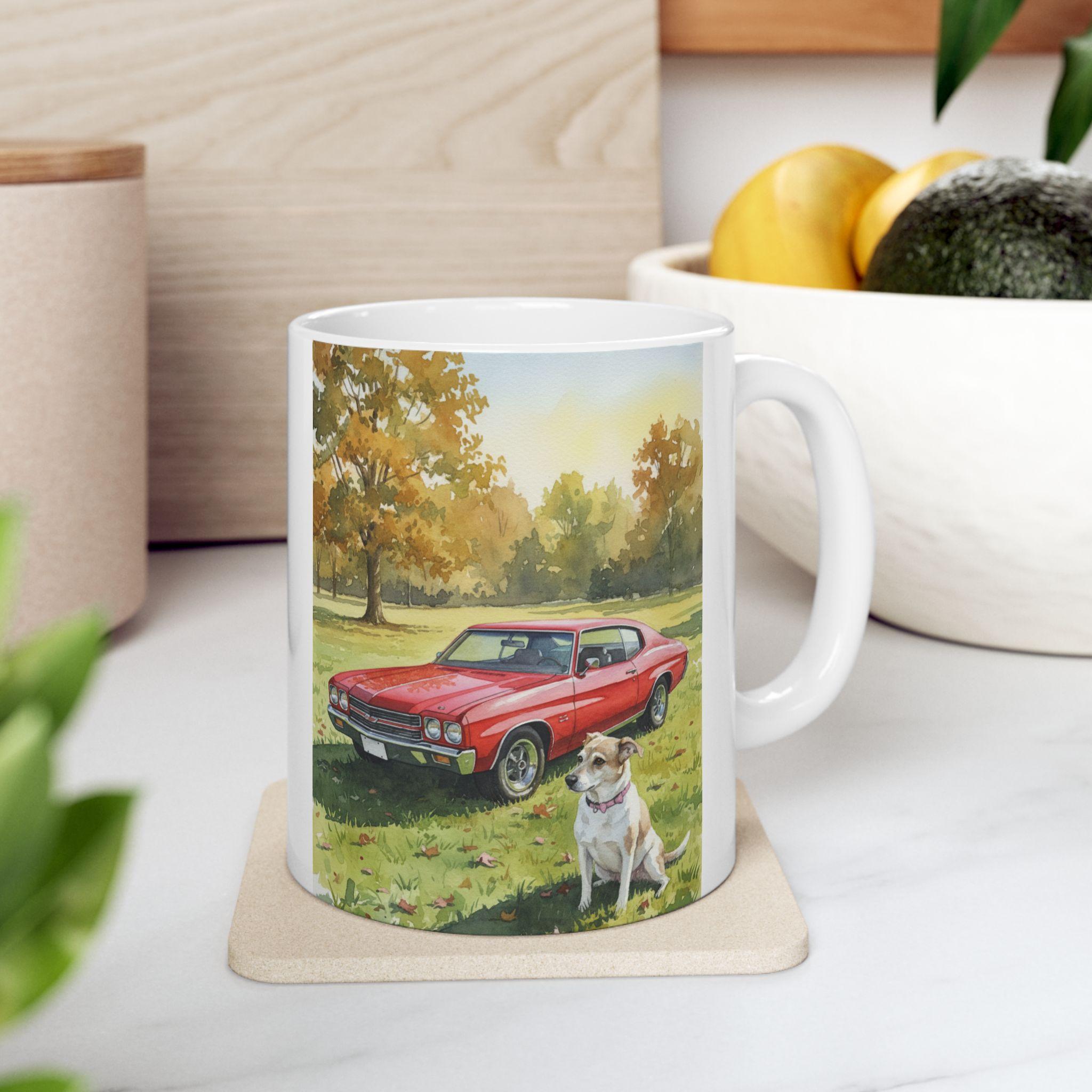 Pet with Car Mug examples - Example 1