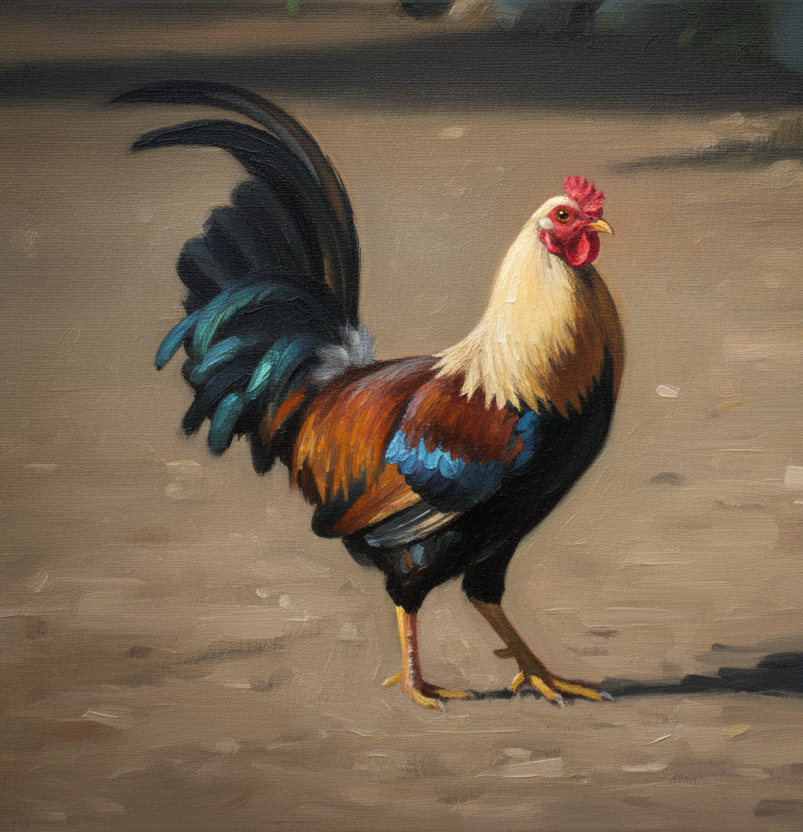 Oil Portrait Digital examples - Example 1