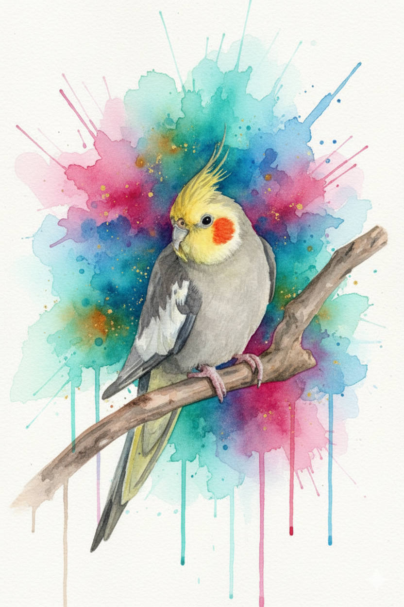 Watercolor Digital examples - Example 1